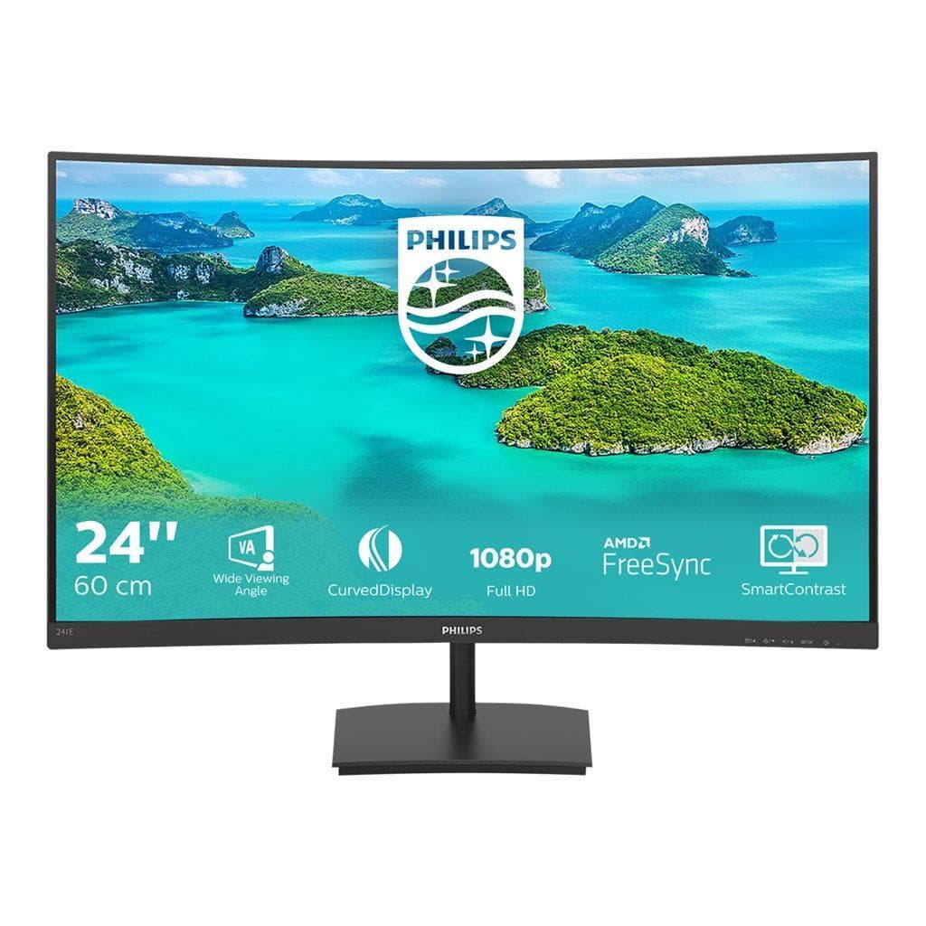 23,6-inch Philips E-line 241E1SCA 1920 x 1080 LCD Monitor Black