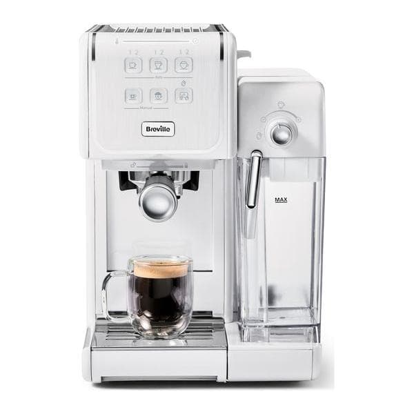 Espresso coffee machine combined Paper pods (E.S.E.) compatible Breville One-Touch CoffeeHouse II L - White