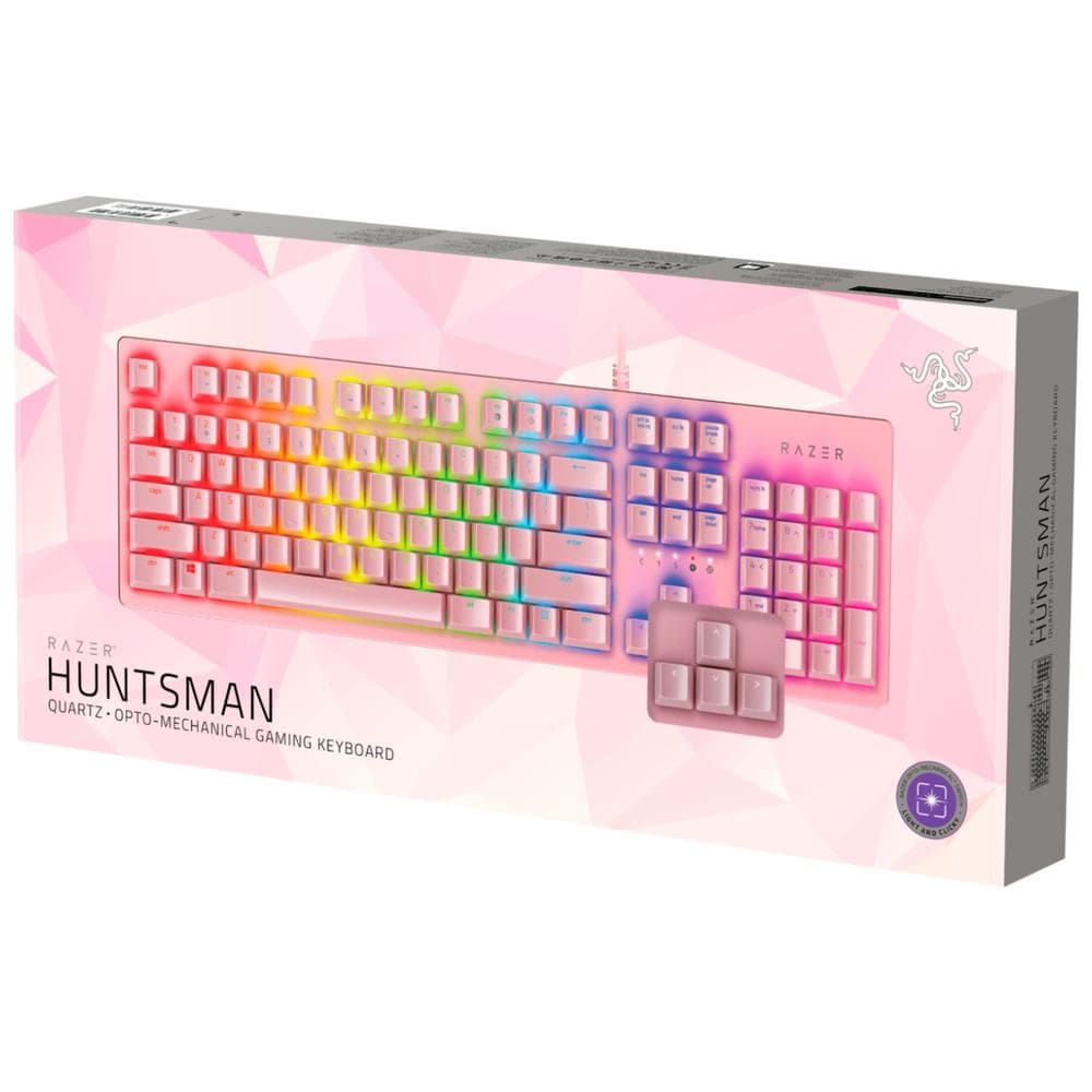 Razer Keyboard QWERTY Backlit Keyboard Huntsman Mini 60% Quartz