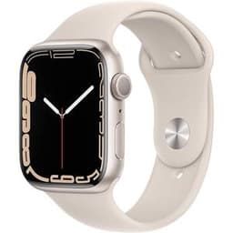 Apple Watch (Series 7) 2021 GPS 41 - Aluminium Starlight - Sport band Starlight