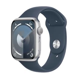Apple Watch Series 9 (2023) GPS 45 mm - Aluminium Silver - Sport band Blue