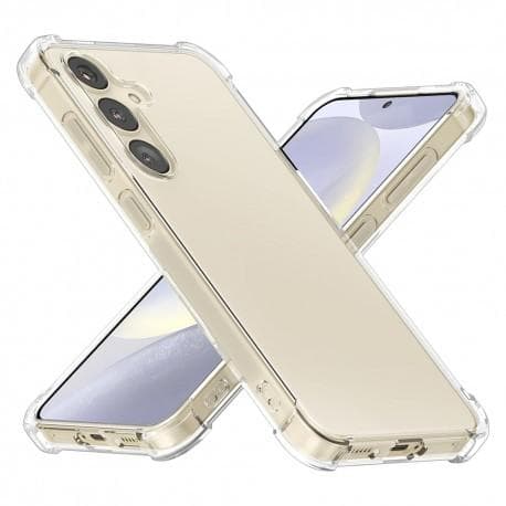 Case Galaxy S24+ and 2 protective screens - TPU - Transparent