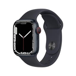 Apple Watch Series 7 (2021) GPS + Cellular 41 mm - Aluminium Midnight - Sport band Midnight