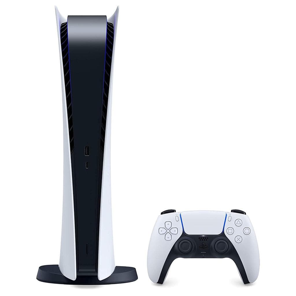 PlayStation 5 Digital Edition 825GB - White Digital Edition + No