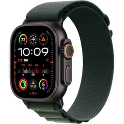 Apple Watch Ultra 2 (2024) GPS + Cellular 49 mm - Titanium Black - Alpine loop Green