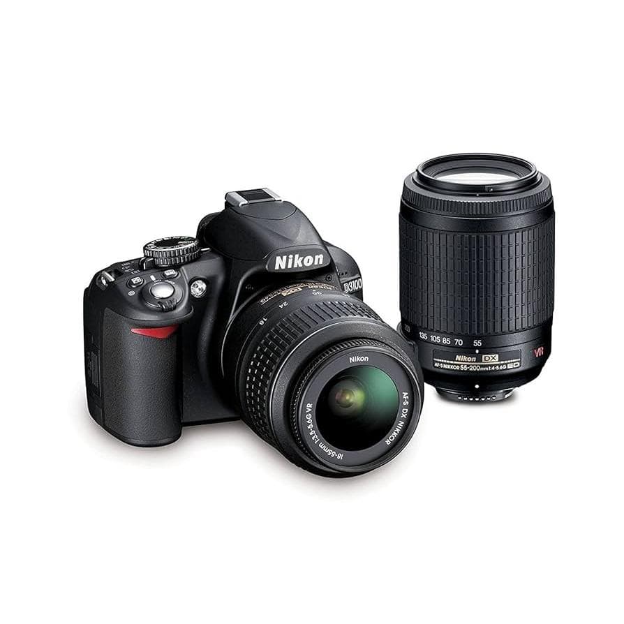 Reflex - Nikon D3200 - Black + Nikon AF-S DX Nikkor 55-300mm f/4.5-5.6 G ED VR
