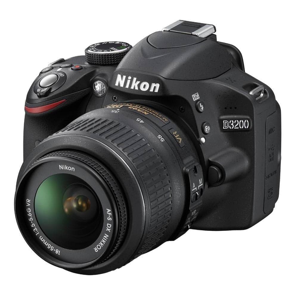 Reflex - Nikon D3200 - Black + Nikon AF-S DX Nikkor 55-300mm f/4.5-5.6 G ED VR
