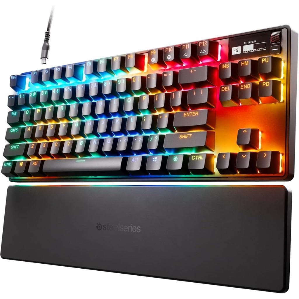 Steelseries Keyboard QWERTY ENGLISH Backlit Keyboard Apex Pro TKL 2023