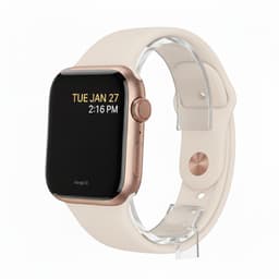 Apple Watch Series 10 (2024) GPS + Cellular 46 mm - Aluminium Rose Gold - Sport band Starlight