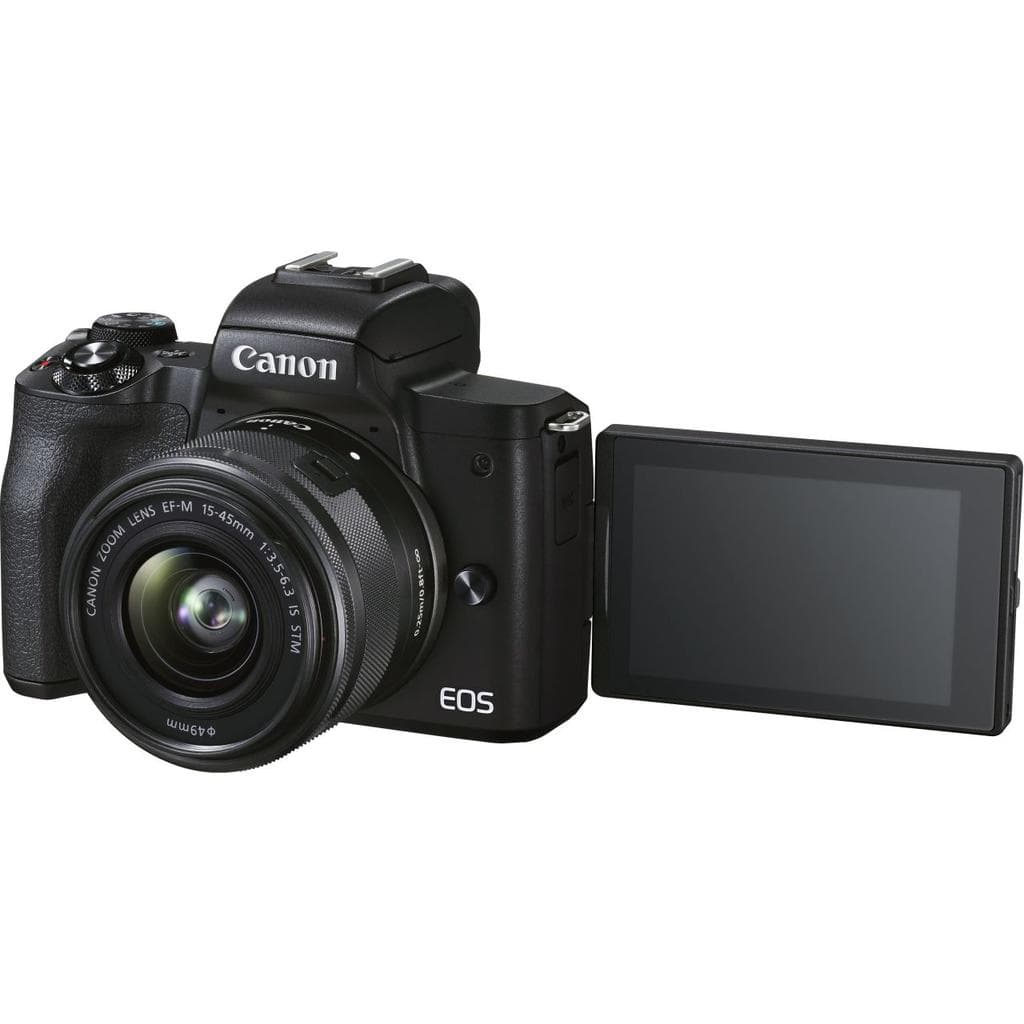 Reflex - Canon EOS M50 - Black + Canon EF-M 15-45mm f/3.5-6.3 IS STM