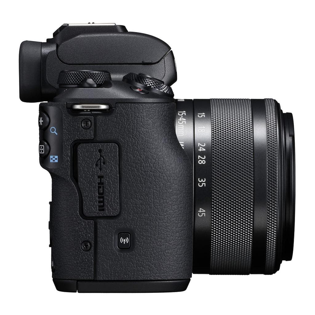 Reflex - Canon EOS M50 - Black + Canon EF-M 15-45mm f/3.5-6.3 IS STM