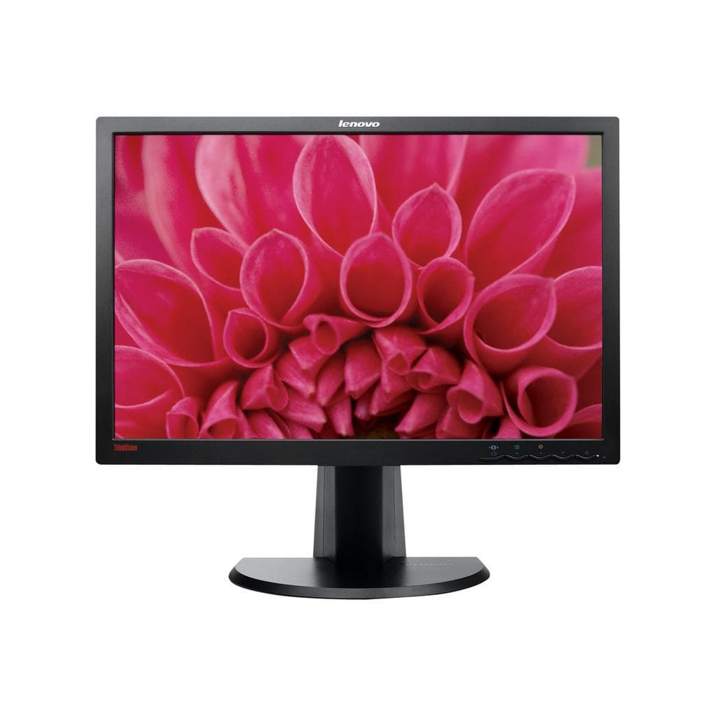 24-inch Lenovo ThinkVision LT2452P 1920 x 1080 LCD Monitor Black