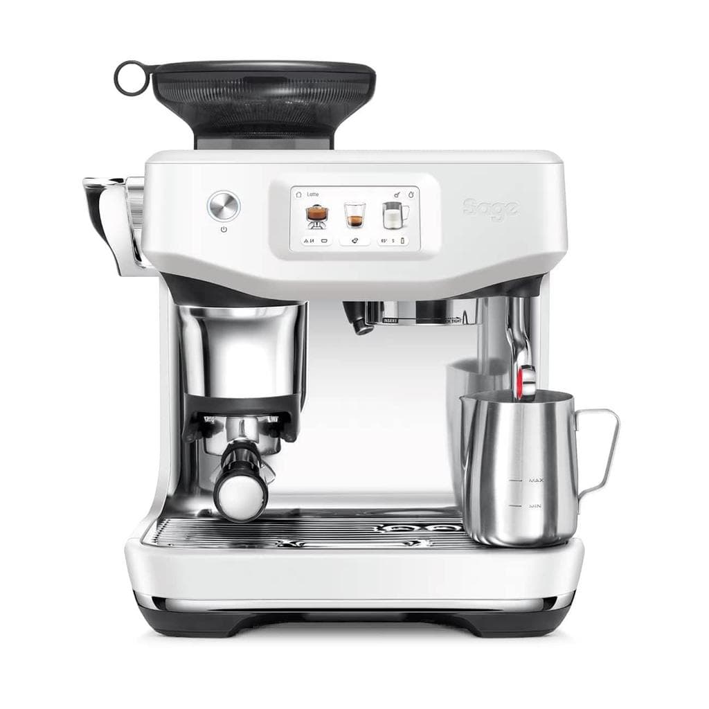 Espresso machine Without capsule Sage The Barista Touch Impress SES881SST 2.0000L - Sea Salt (white)