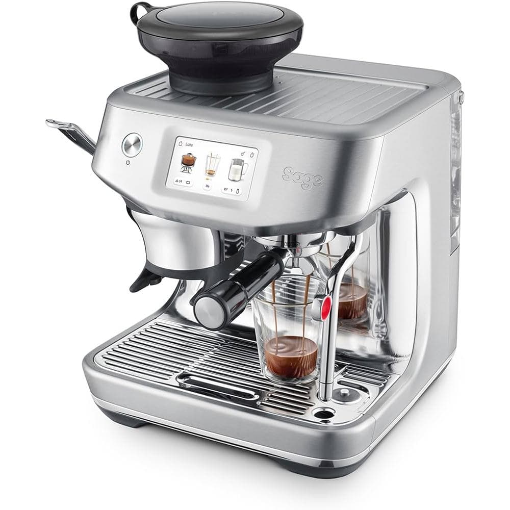 Espresso machine Without capsule Sage The Barista Touch Impress SES881SST 2.0000L - Sea Salt (white)