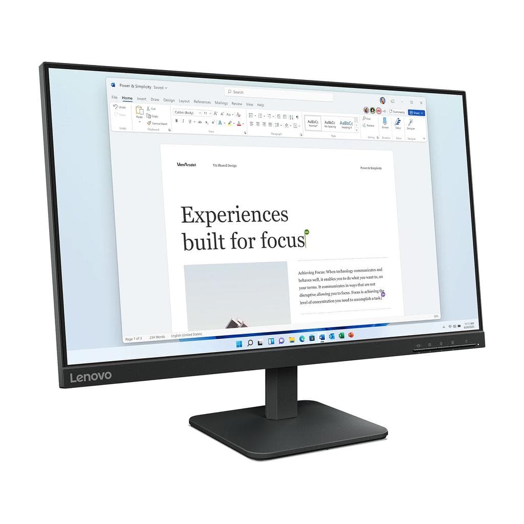 21.5-inch Lenovo L22-4E 1920 x 1080 LED Monitor Black