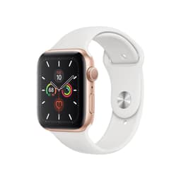 Apple Watch Series 5 (2019) GPS 40 mm - Aluminium Gold - Sport band White