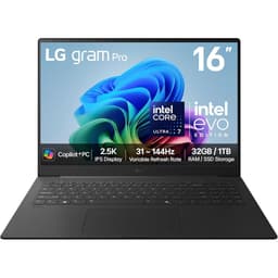 LG Gram Pro 16Z90TS 16-inch (2025) - Core Ultra 7 258V - 32GB - SSD 1 TB QWERTY - English