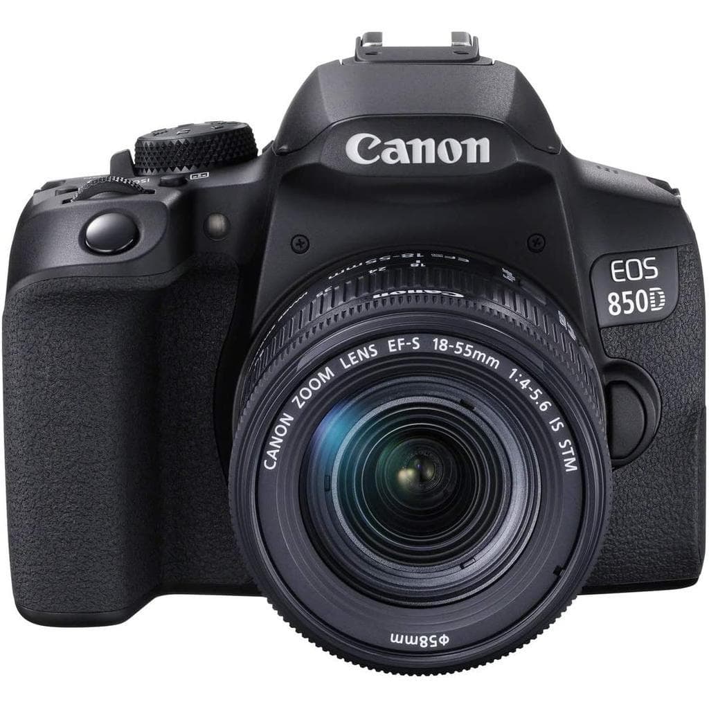 Reflex EOS 850D - Black + Canon Canon Zoom Lens EF-S 18-55mm F/4-5.6 IS f/4-5.6