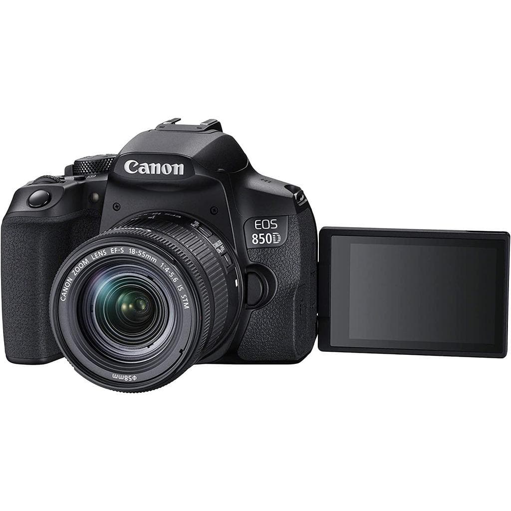 Reflex EOS 850D - Black + Canon Canon Zoom Lens EF-S 18-55mm F/4-5.6 IS f/4-5.6