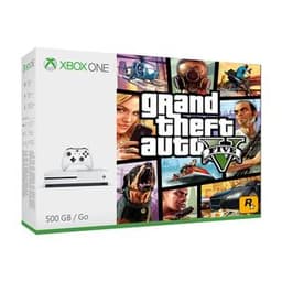 Xbox One S 500GB - White + Grand Theft Auto V