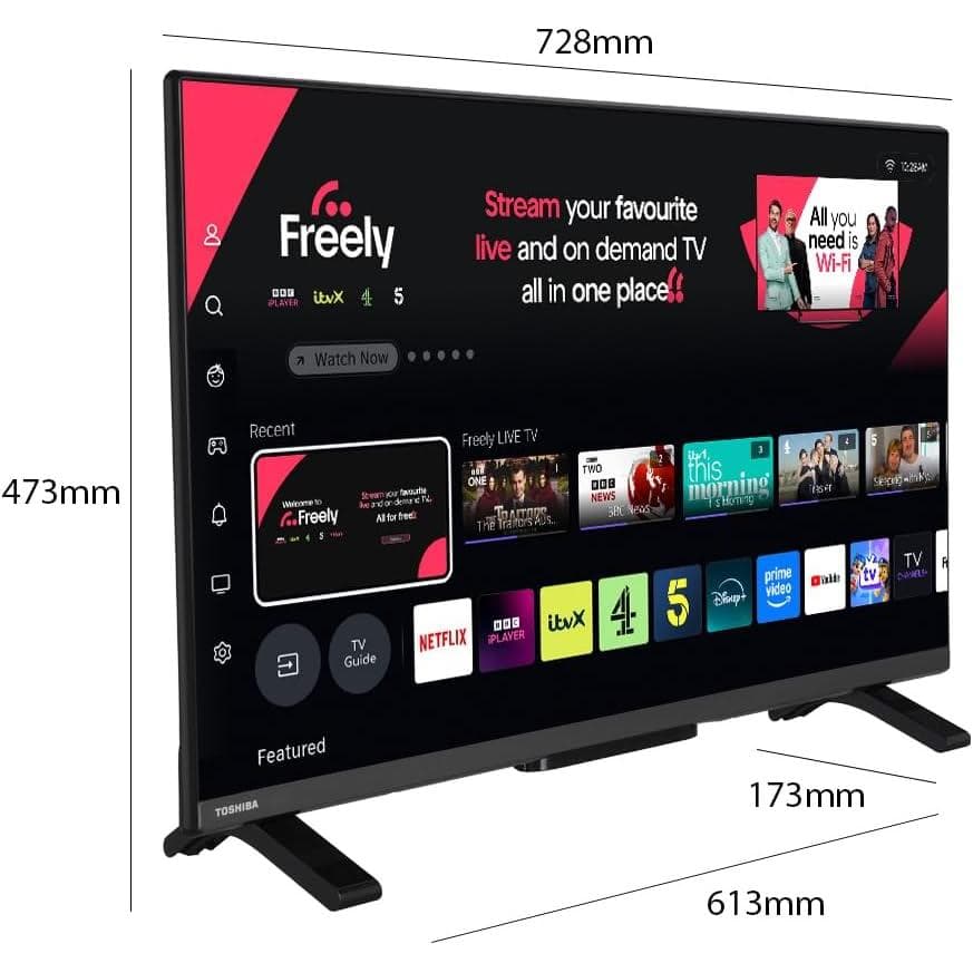 Toshiba 32WV2553DB 32.0000" 1366 x 768 HD 720p LED Smart TV