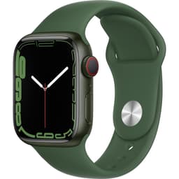 Apple Watch Series 7 (2021) GPS + Cellular 41 mm - Aluminium Green - Sport band Green