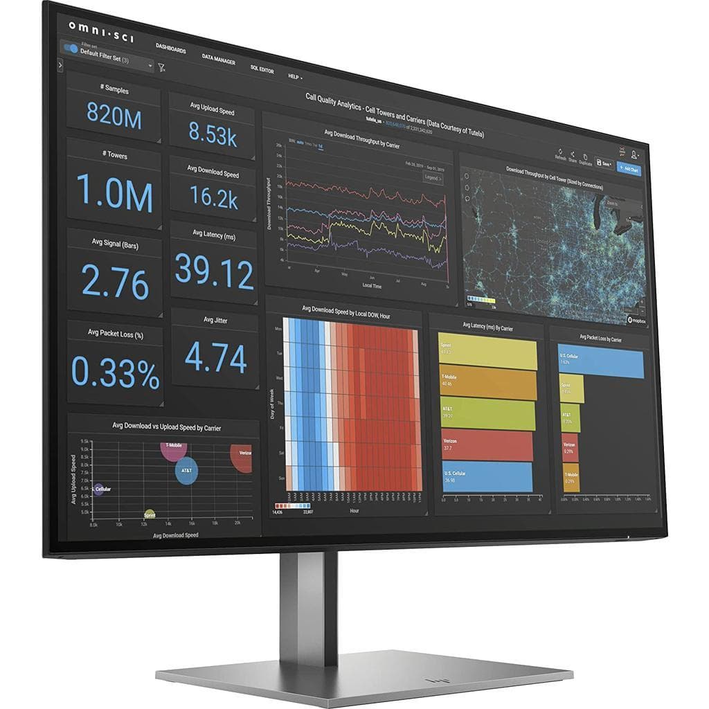 27-inch HP Z27q G3 2560 x 1440 LCD Monitor Black