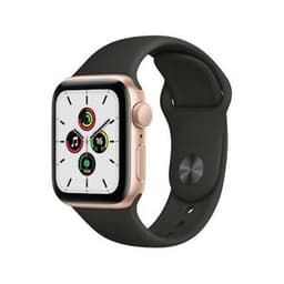 Apple Watch Series SE 1 (2020) GPS + Cellular 44 mm - Aluminium Gold - Sport band Black