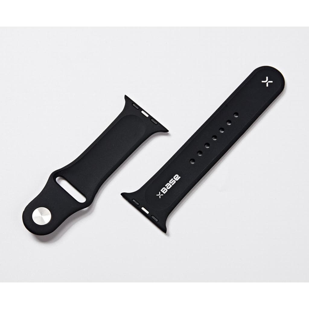 Silicone Band for Apple Watch – Fits 42/44/45/49mm – Black