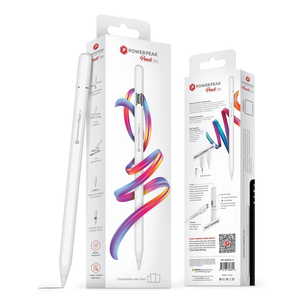 Powerp Pencil Pro compatible with iPad - Bluetooth Drawing Pen