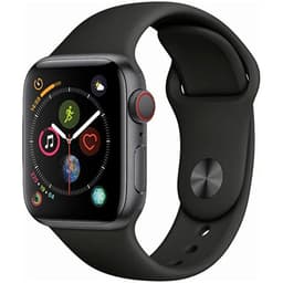Apple Watch Series 4 (2018) GPS + Cellular 44 mm - Aluminium Space Gray - Sport band Black