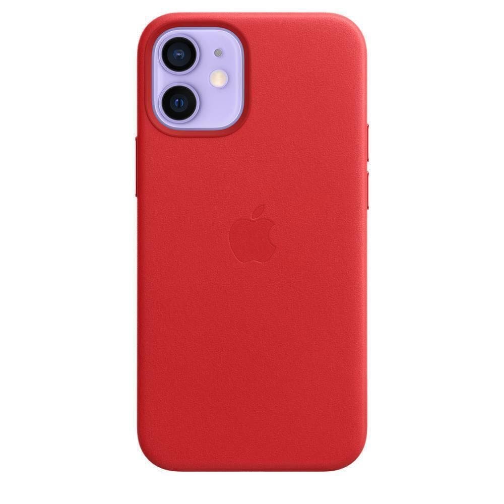 Apple Case iPhone 12 mini - Leather Red