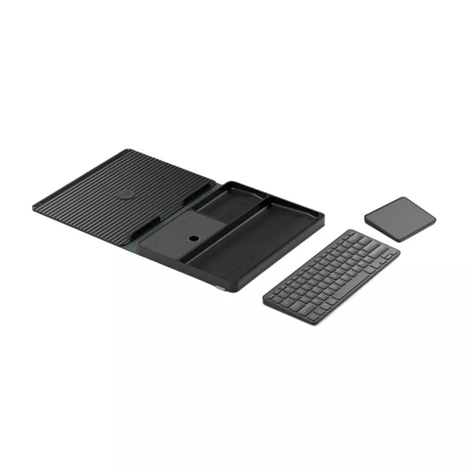 Logitech Keyboard QWERTY Wireless Casa Pop Up Desk Black