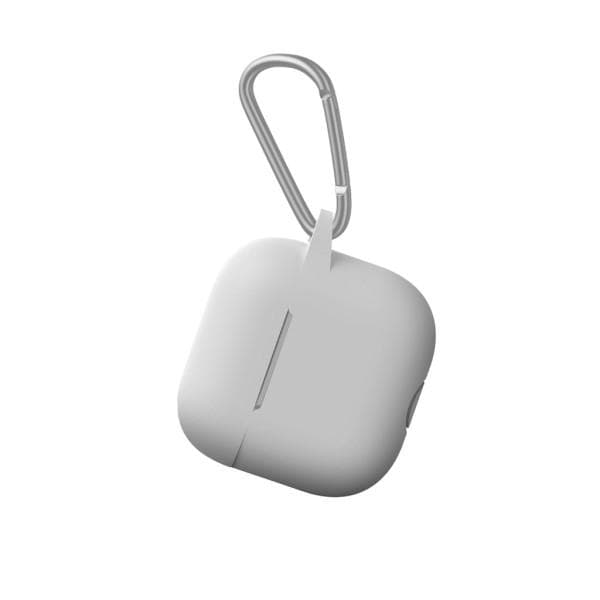White Silicone Case Cover for AirPods 4th Generation