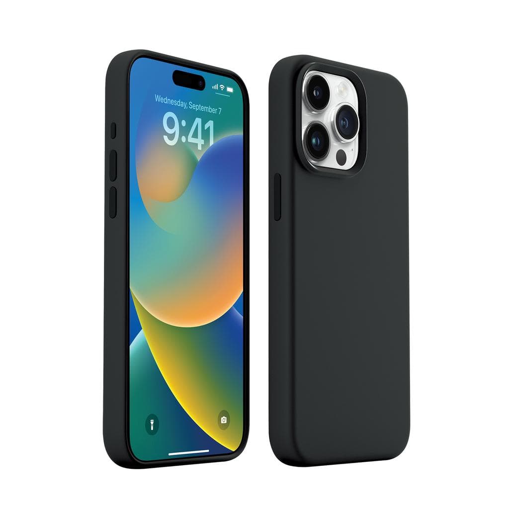 iPhone 15 Pro Max case - Silicone - Black