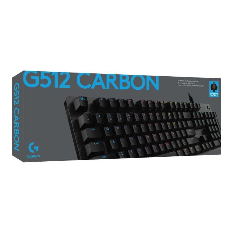 Logitech Keyboard QWERTY Backlit Keyboard G512 Carbon