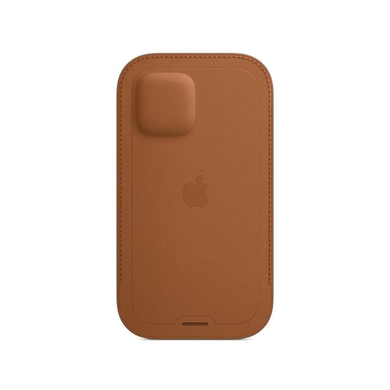 Apple Sleeve iPhone 12 mini - Leather Saddle Brown
