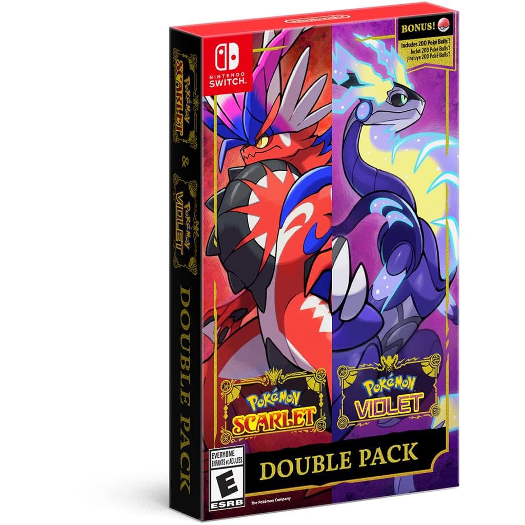 Pokemon Scarlet + Violet Double Pack - Nintendo Switch