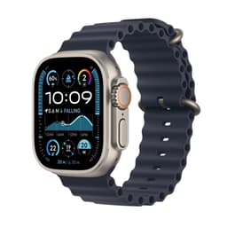 Apple Watch Ultra 2 (2023) GPS + Cellular 49 mm - Titanium Natural Titanium - Ocean band Blue