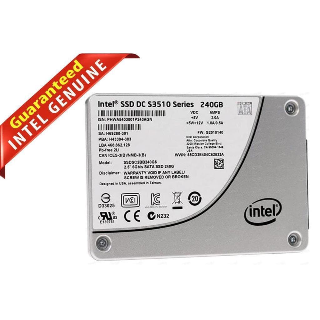 Intel DC S3510 Series SSDSC2BB240G6 240GB 2.5" 6Gb/s SATA III SSD 8GDR0