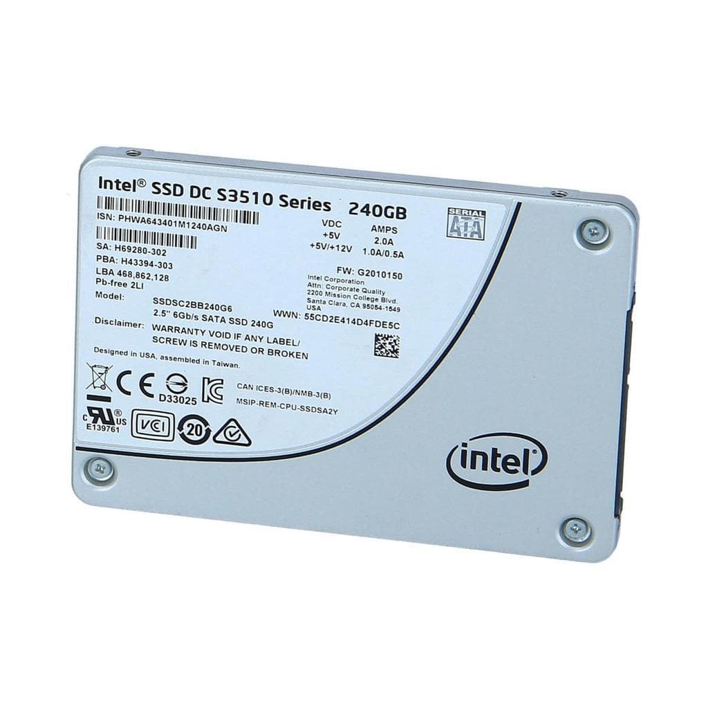 Intel DC S3510 Series SSDSC2BB240G6 240GB 2.5" 6Gb/s SATA III SSD 8GDR0