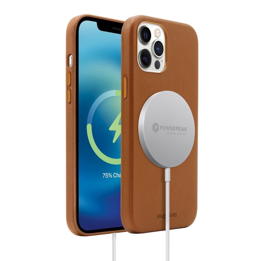 iPhone 12 Pro Max case - Leather - Brown