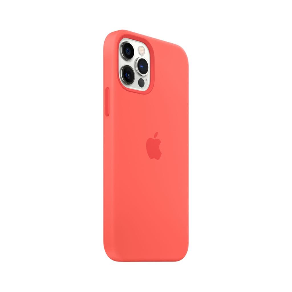 Apple Silicone case iPhone 12 mini - Silicone Pink Citrus