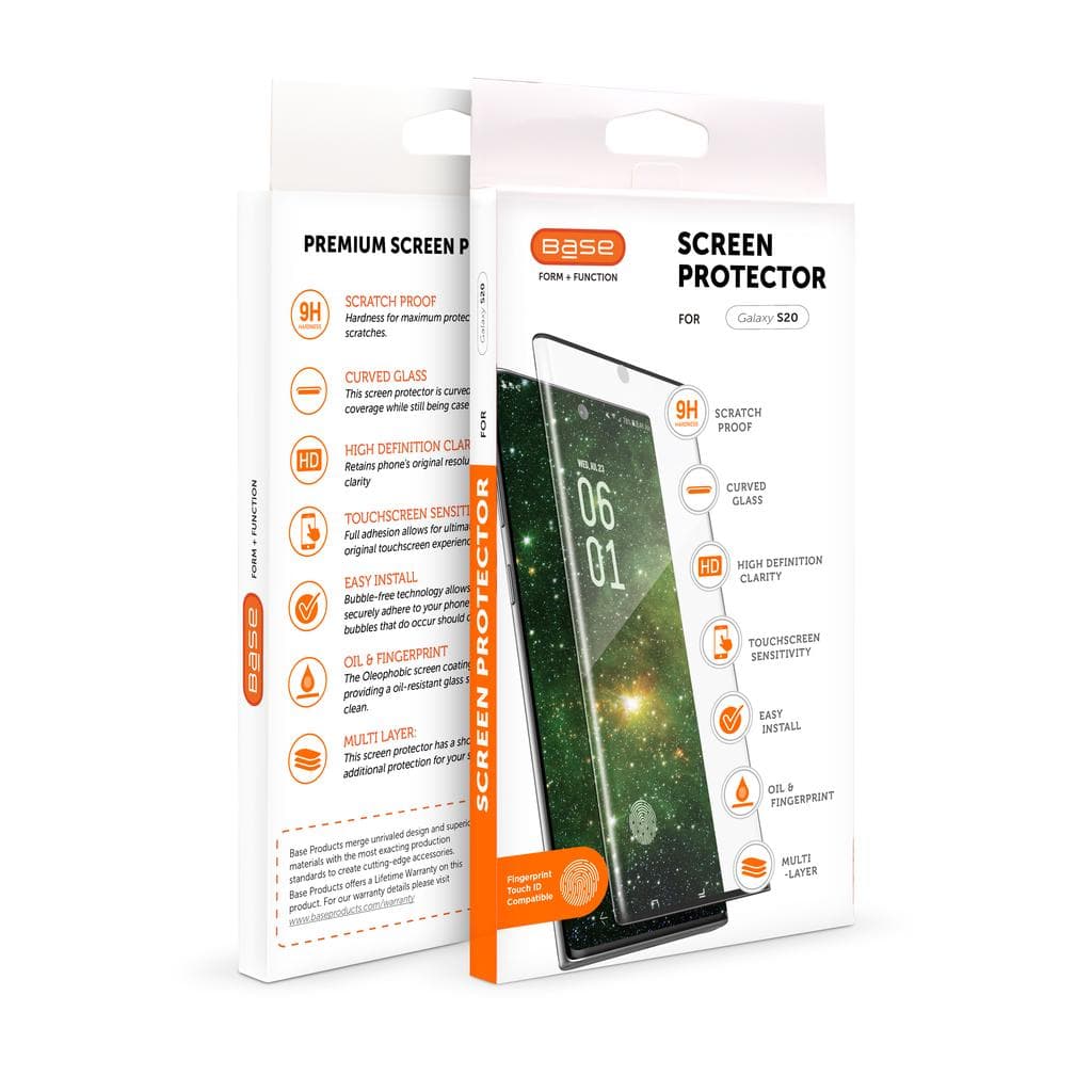 Samsung Galaxy S20 protective screen - Tempered glass - Clear