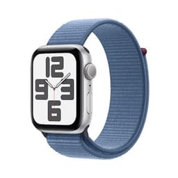 Apple Watch Series SE 2 (2022) GPS + Cellular 44 mm - Aluminium Silver - Sport loop Blue