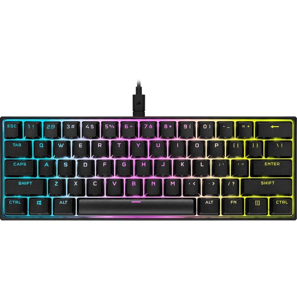 Corsair Keyboard QWERTY Backlit Keyboard K65 RGB MINI