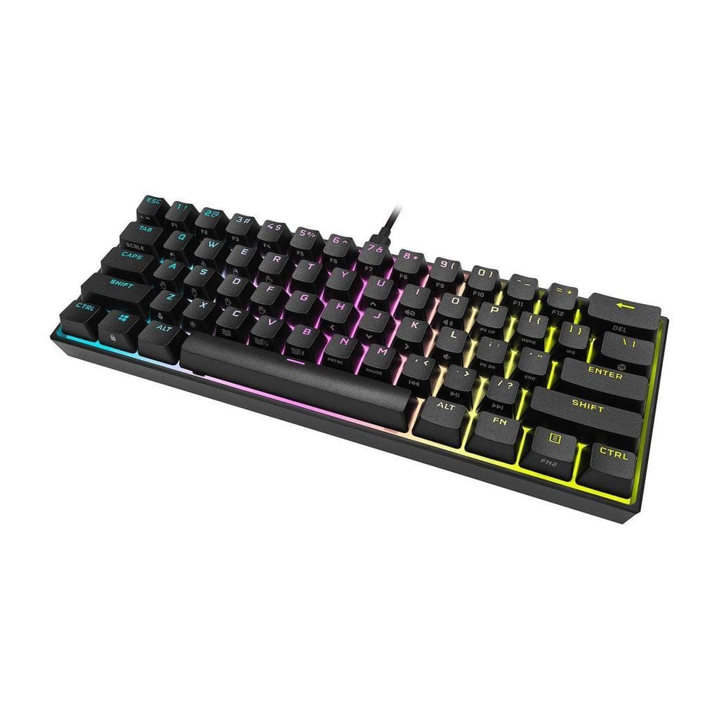 Corsair Keyboard QWERTY Backlit Keyboard K65 RGB MINI