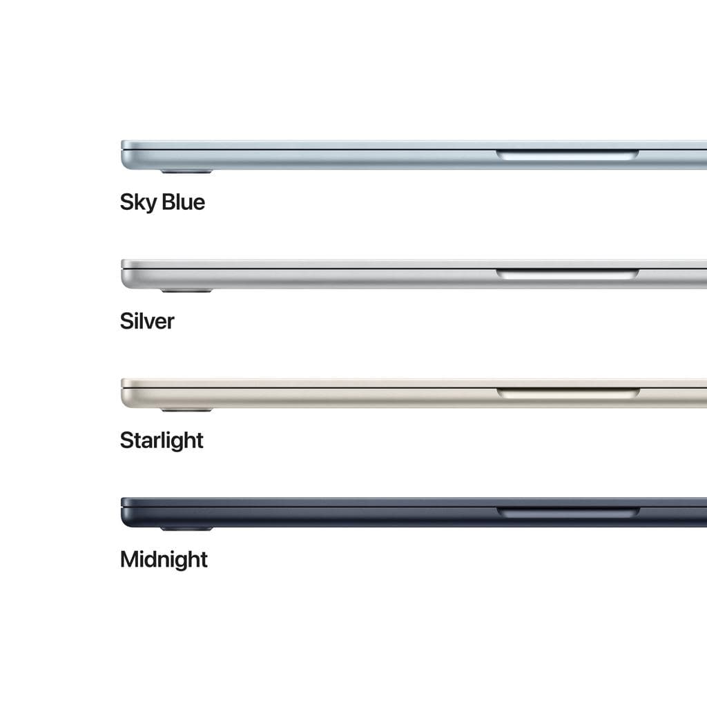 MacBook Air (2025) 15-inch - Apple M4 10-core and 10-core GPU - 24GB RAM - SSD 512GB - Standard display