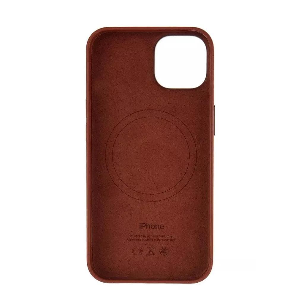 Apple Case iPhone 14 Plus - Leather Brown