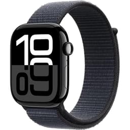 Apple Watch Series 10 (2024) GPS 46 mm - Aluminium Jet Black - Sport loop Black